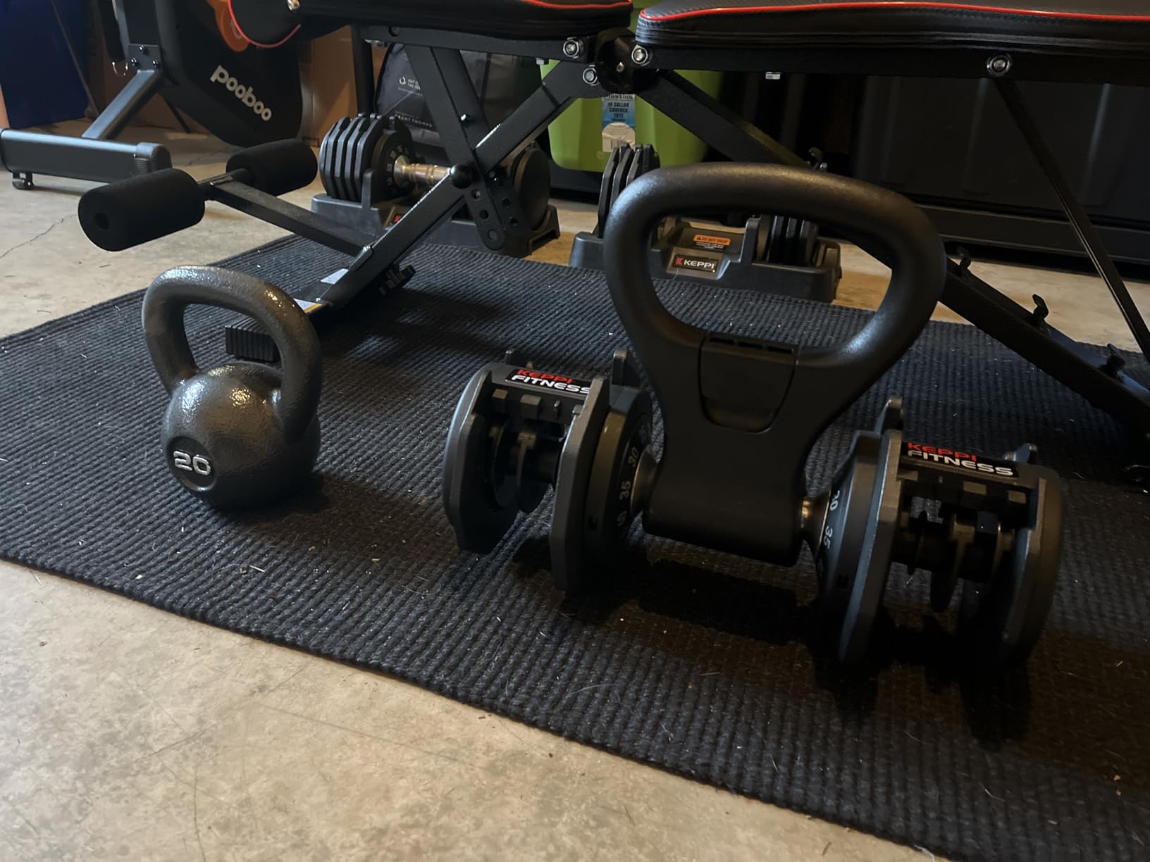KETTLE GRYP - The Original - As Seen on SHARK TANK! Converts Your Dumbbells Into Kettlebells - Made in the USA - Dumbbell Grip Handle customer photo 1