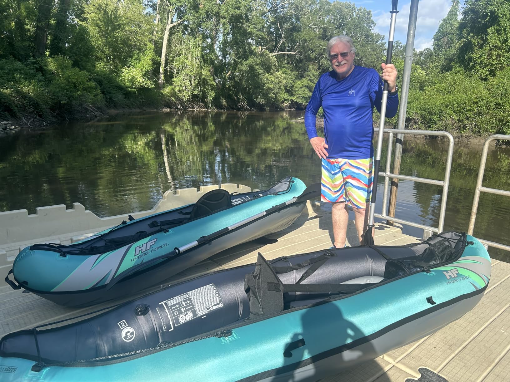 Bestway Hydro Force Inflatable Kayak Set | Includes Seat, Paddle, Hand Pump, Storage Carry Bag | Great for Adults, Kids and Families customer photo 1
