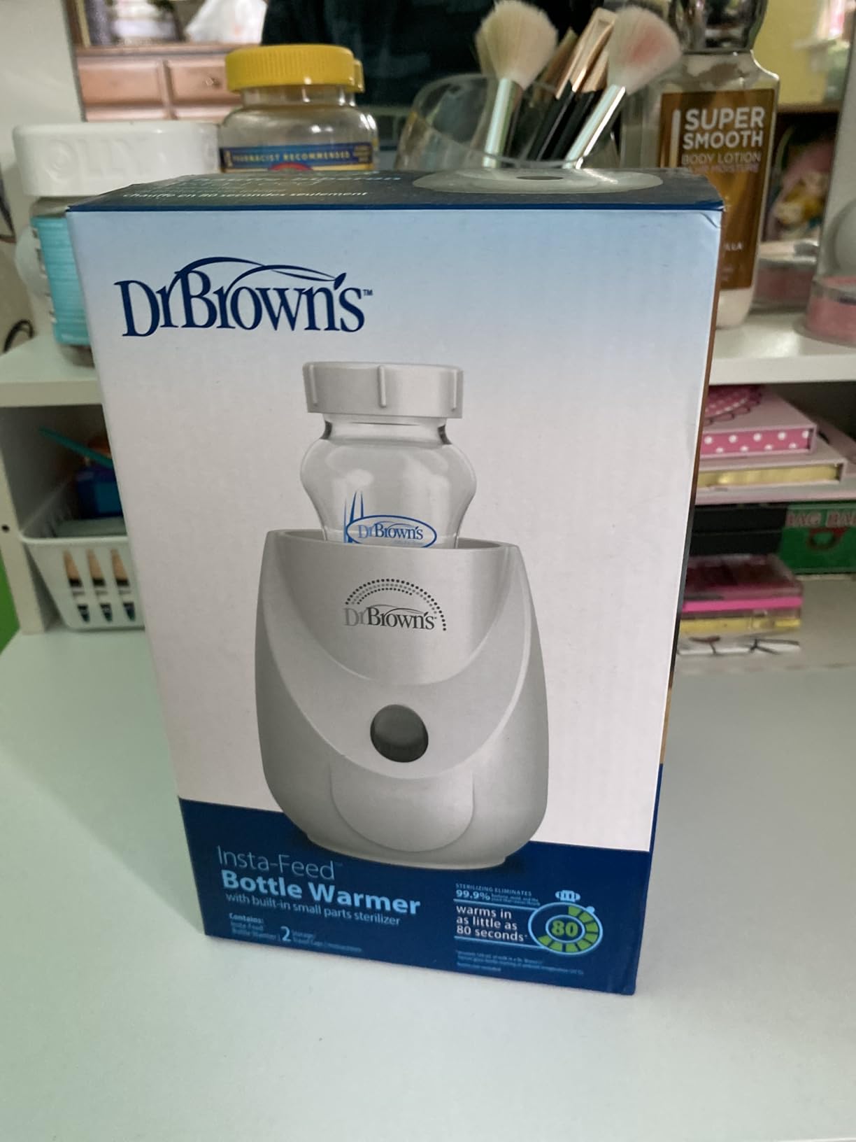 Dr. Brown's Insta-Feed Baby Bottle Warmer and Sterilizer for Baby Bottles and Baby Food Jars, BPA-Free Plastic customer photo 2