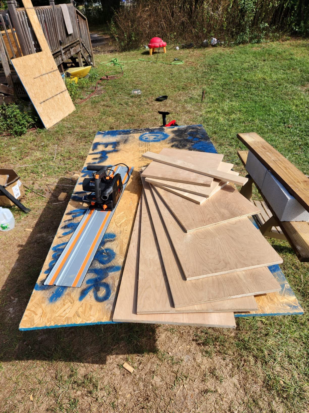 WEN Plunge Cut Circular Saw Bundle with 100-Inch Track Saw Guide Rail and Adapters customer photo 1
