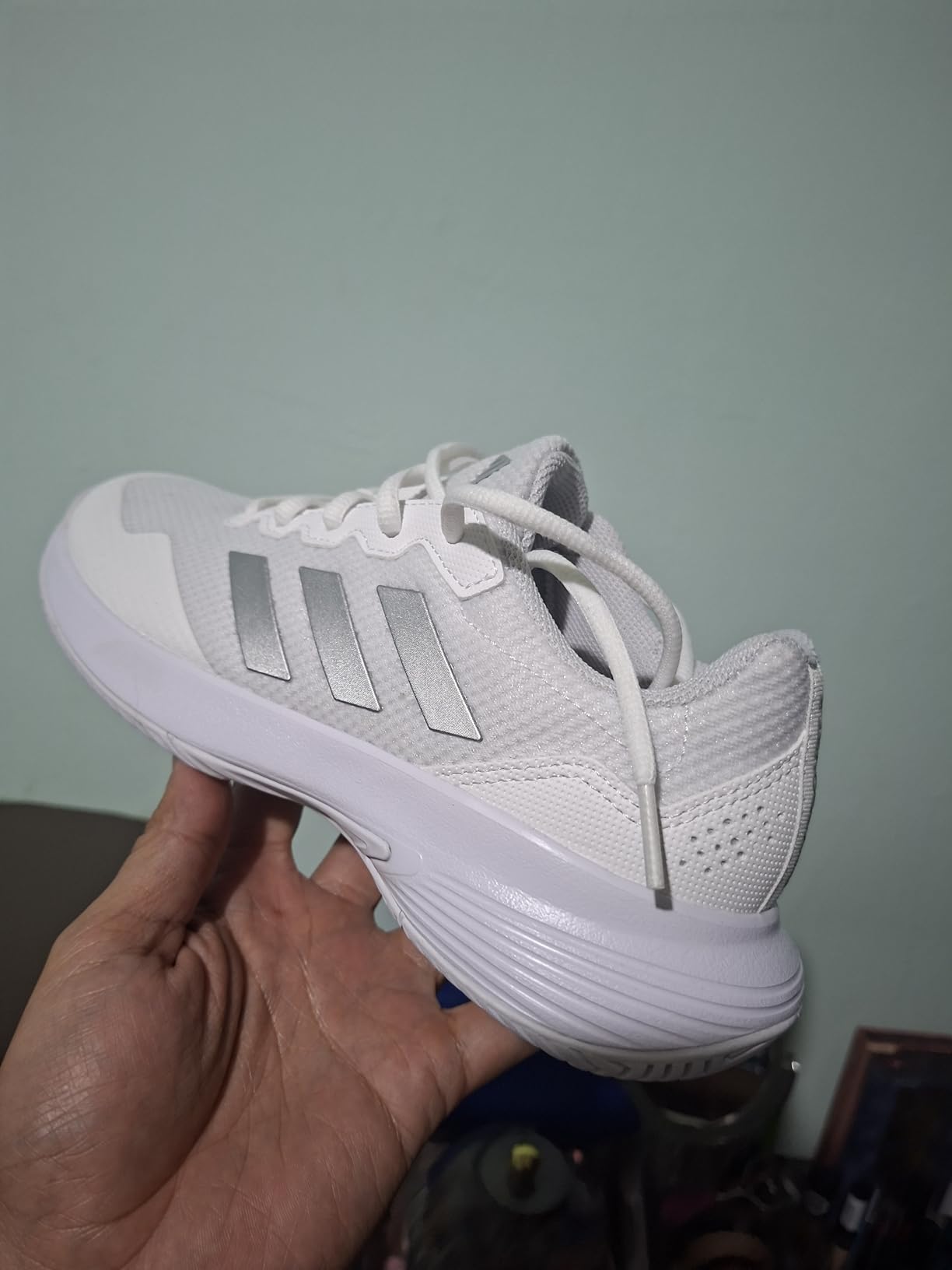adidas Women's Gamecourt 2 Indoor Court Shoes customer photo 1