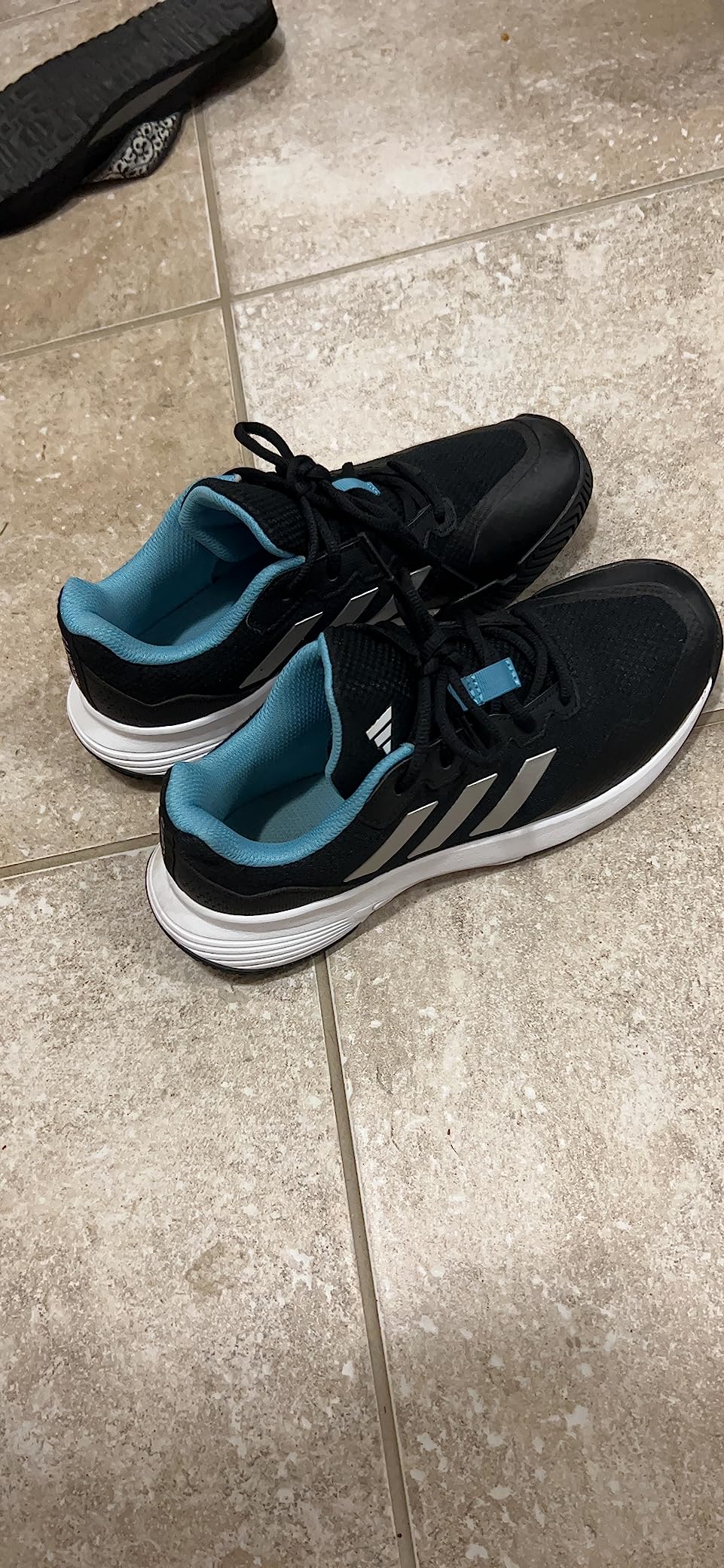 adidas Women's Gamecourt 2 Indoor Court Shoes customer photo 2