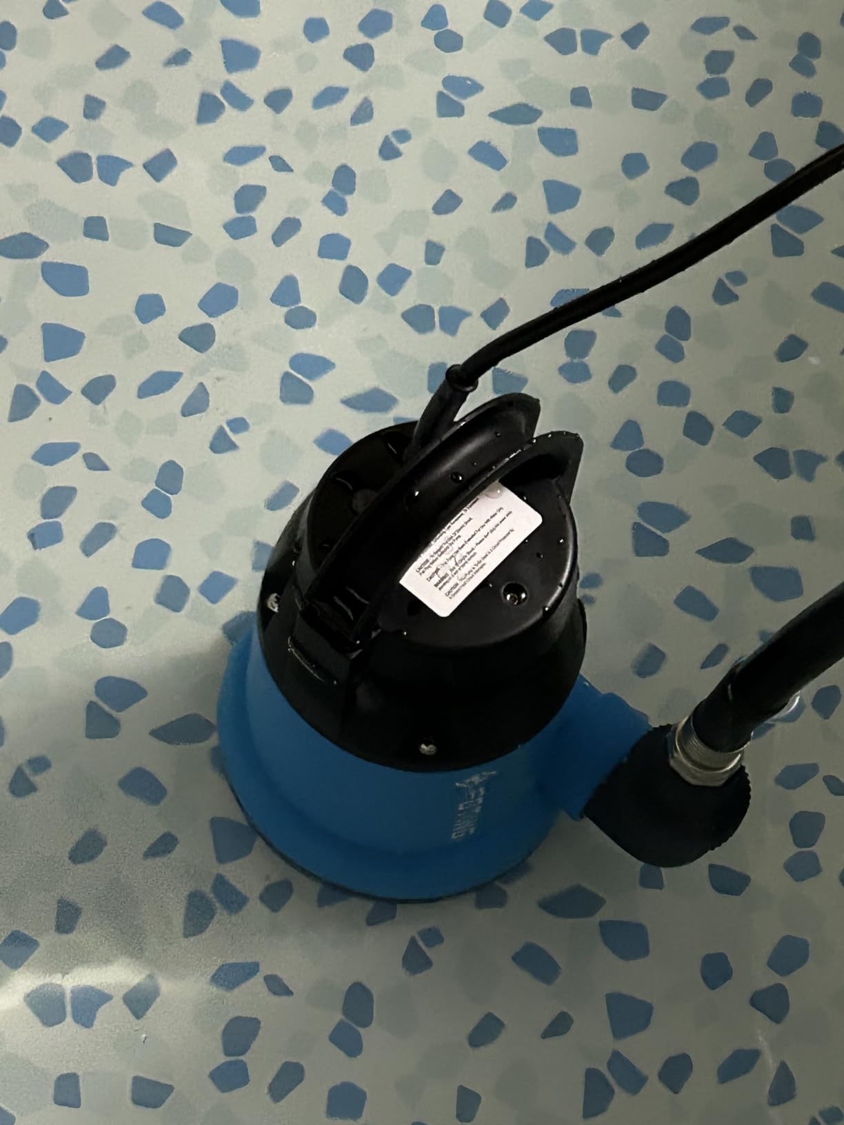 FOTING Sump Pump 1HP Clean/Dirty Submersible Water Pump,4600GPH Utility Pump Thermoplastic Electric Portable Transfer Water Pump for Swimming Pool Pond Basement with 10ft Power Cord,Manual customer photo 1