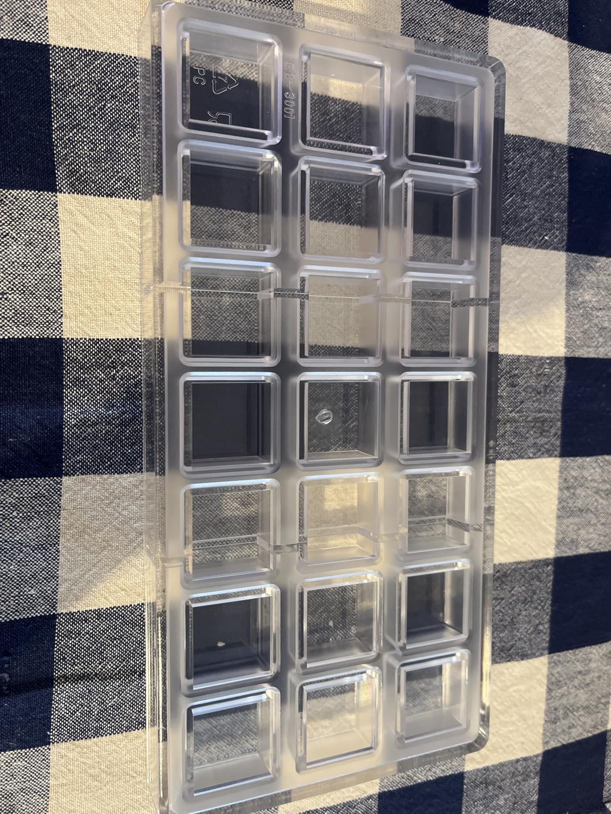 Square Chocolate Making Mould Polycarbonate Chocolate DIY Mold 21 Cavities Candy Ice Cube Molds customer photo 1
