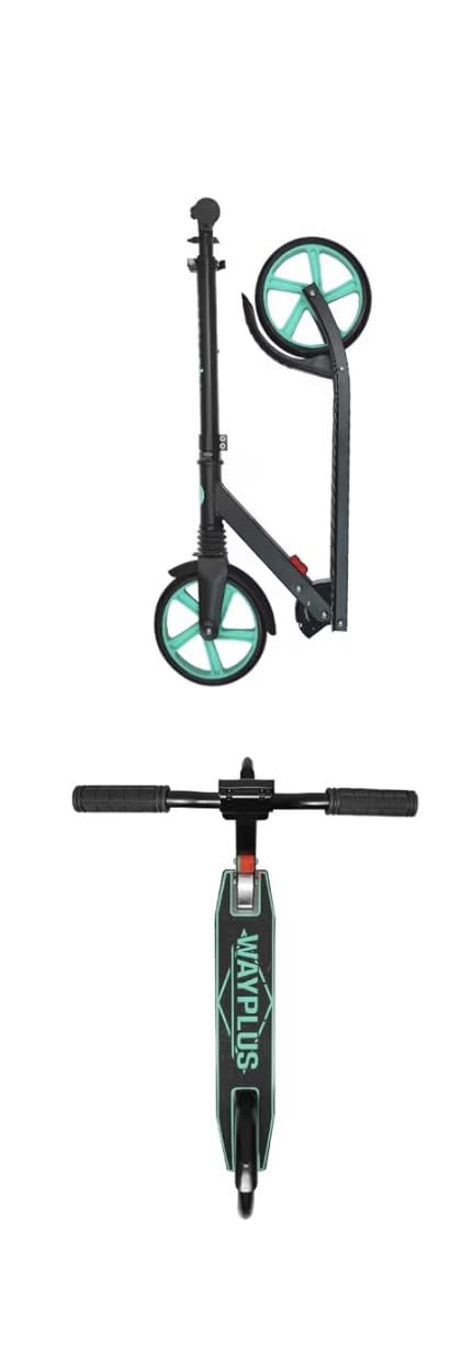 WAYPLUS KS1 Kick Scooter for Ages 6+, Kid, Teens & Adults. Max Load 240 LBS. Foldable, Lightweight, 8IN Big Wheels for Kids, Teen and Adults, 4 Adjustable Levels. Bearing ABEC9 FED Fitness customer photo 1