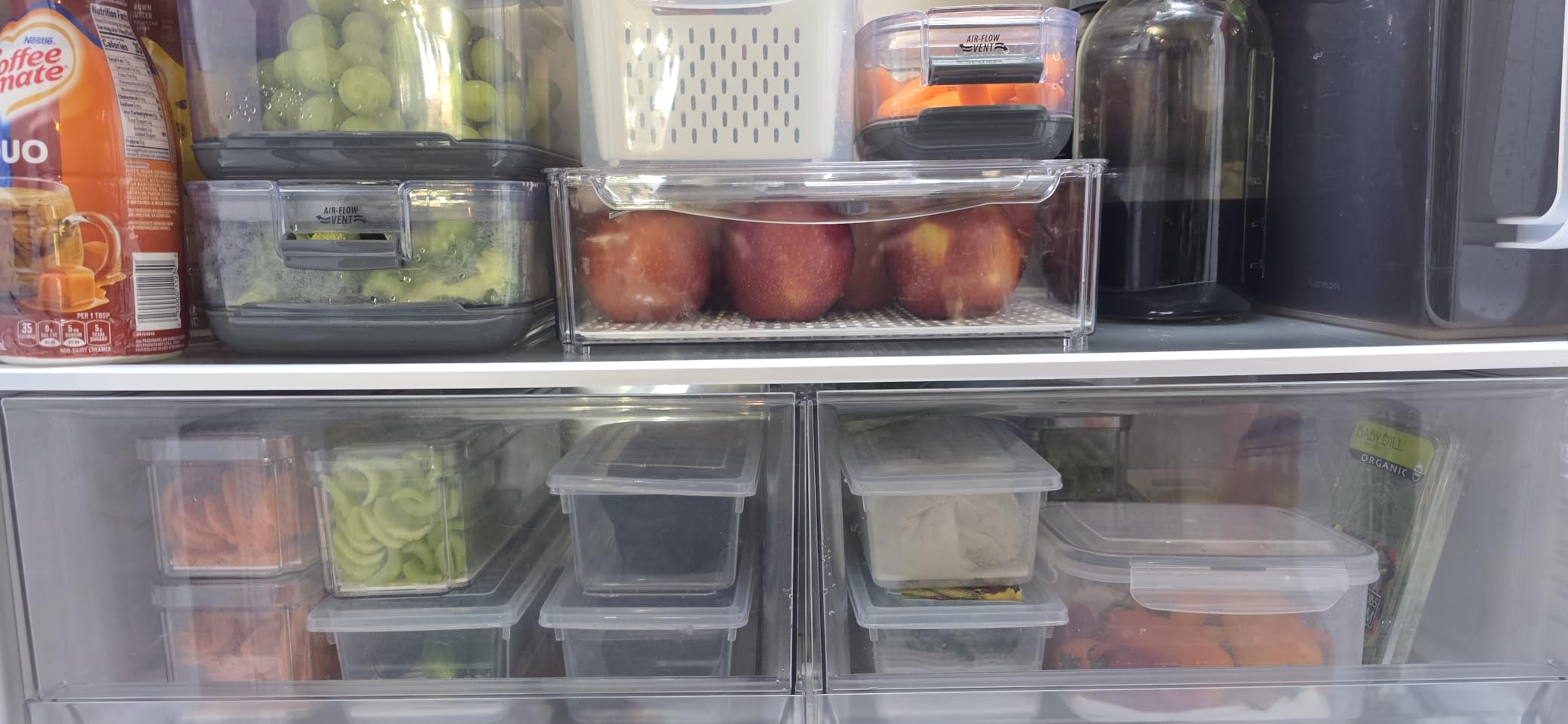 SILIVO Produce Saver Containers for Refrigerator, 6-Pack customer photo 1