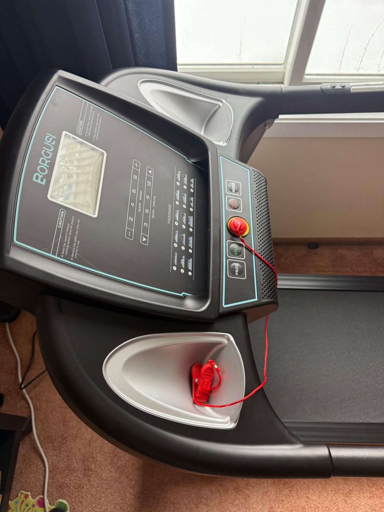 BORGUSI Treadmill with 15% Auto Incline - 350 LBS Capacity, 3.5HP Electric Folding Treadmill Up to 10MPH Speed customer photo 2