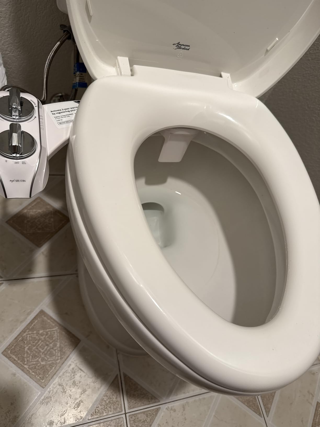LUXE Bidet NEO 185 Plus - Dual Nozzle, Non-Electric Bidet Attachment for Toilet Seat, Patented Slide-In Install, 360° Self-Clean, EZ-Lift to Clean, Feminine & Rear Wash (Chrome) customer photo 2