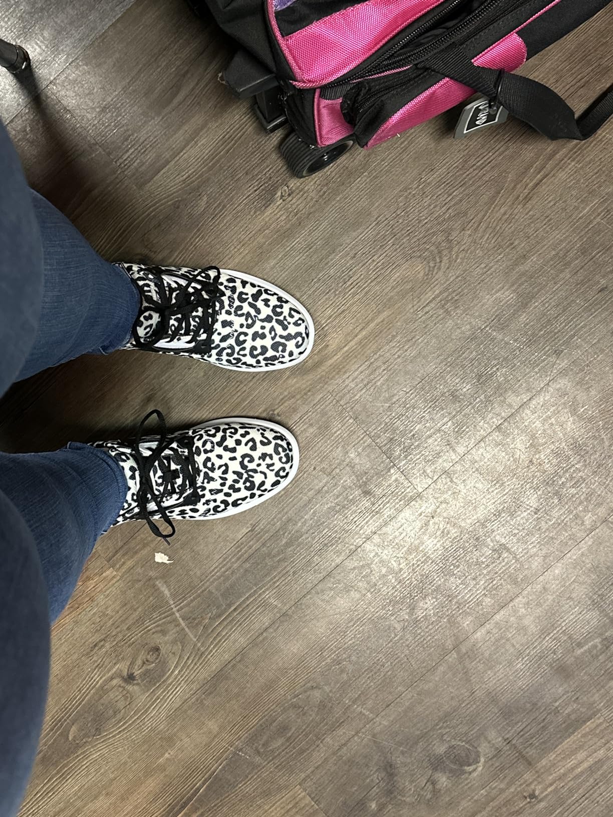 KR Strikeforce Lux Womens Athletic Bowling Shoes with a #8 Slide Pad on Both Shoes for Right or Left Handed Bowlers customer photo 2