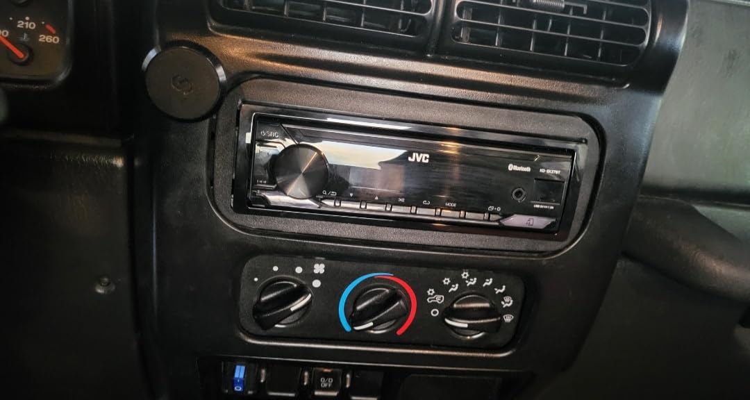 JVC KD-SX27BT Car Stereo with Bluetooth, 100W Digital Media Receiver, 1.5A USB to Charge Devices, Single DIN Head Unit, AM/FM, Aux-in, JVC Remote App customer photo 2