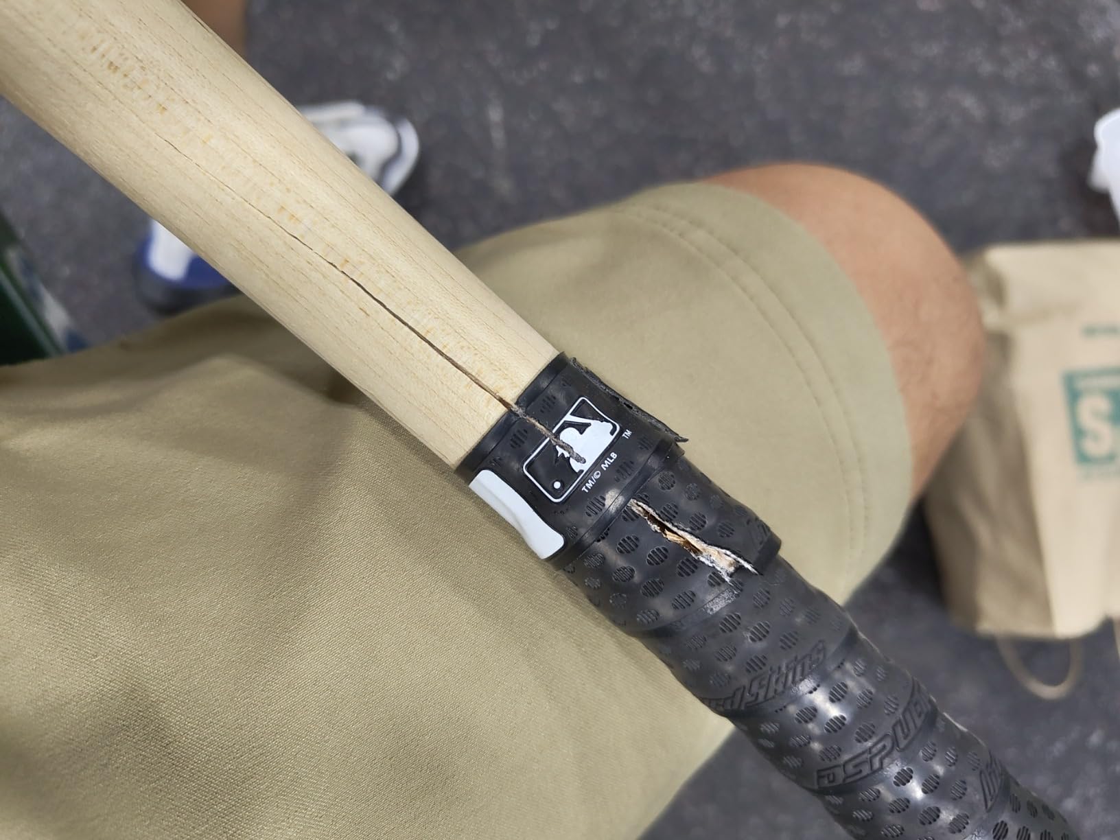 Louisville Slugger Genuine Mix Unfinished Clear Baseball Bat customer photo 2