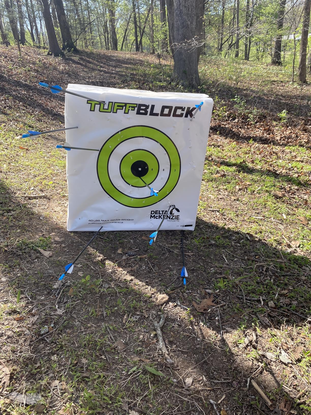 Delta McKenzie TuffBlock Foam Archery Target - 24x24x12 White Block Target for Youth & Beginner Bows Under 40lbs - Field Tip Practice Target for Low Poundage Archery customer photo 1
