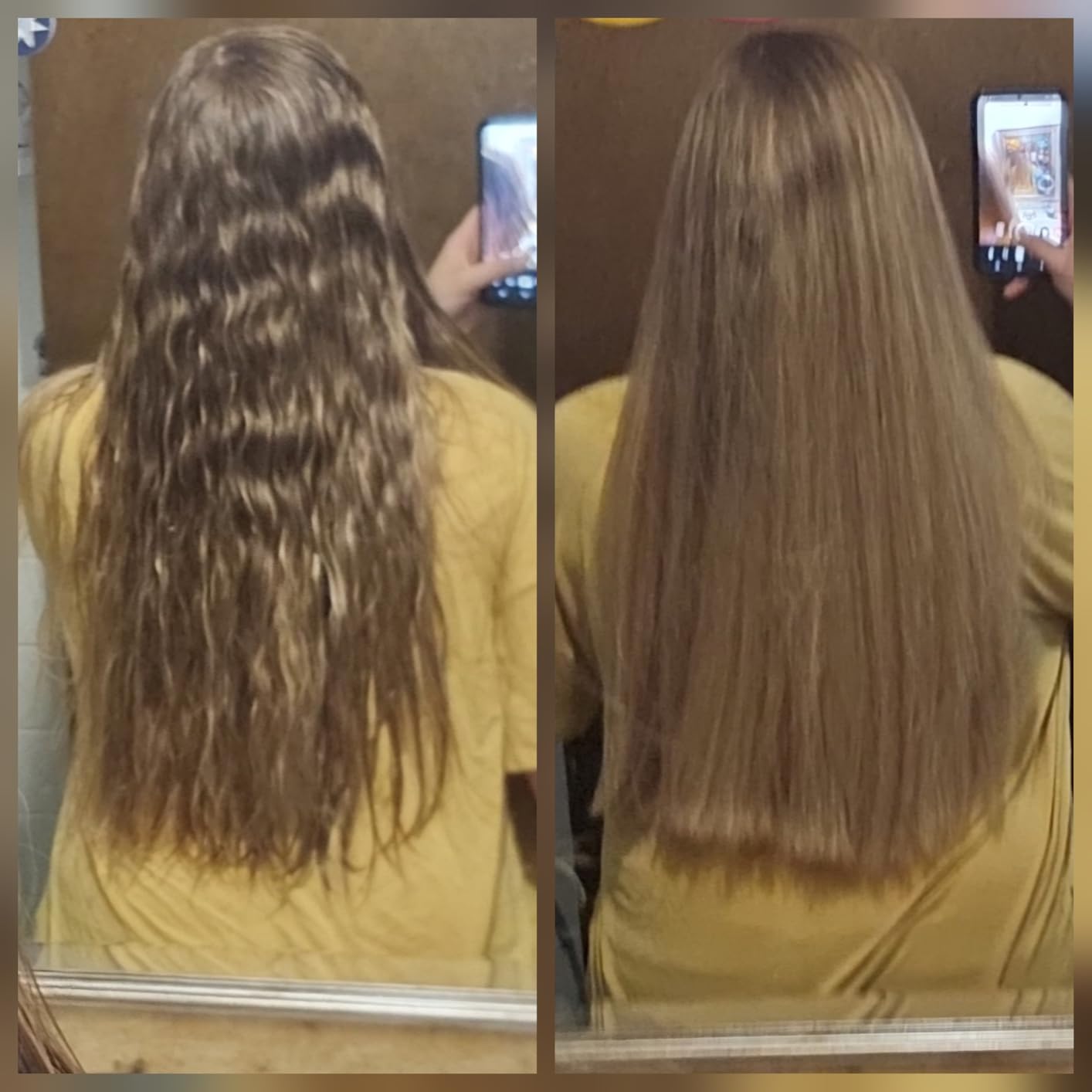 L'ANGE HAIR Le Volume 2-in-1 Titanium Blow Dryer Brush | Frizz Control Blowout Hair Dryer Brush For Drying And Straightening | Volumizing Hot Air Styler For All Hairstyles | Oval Barrel | Blush - 75mm customer photo 1