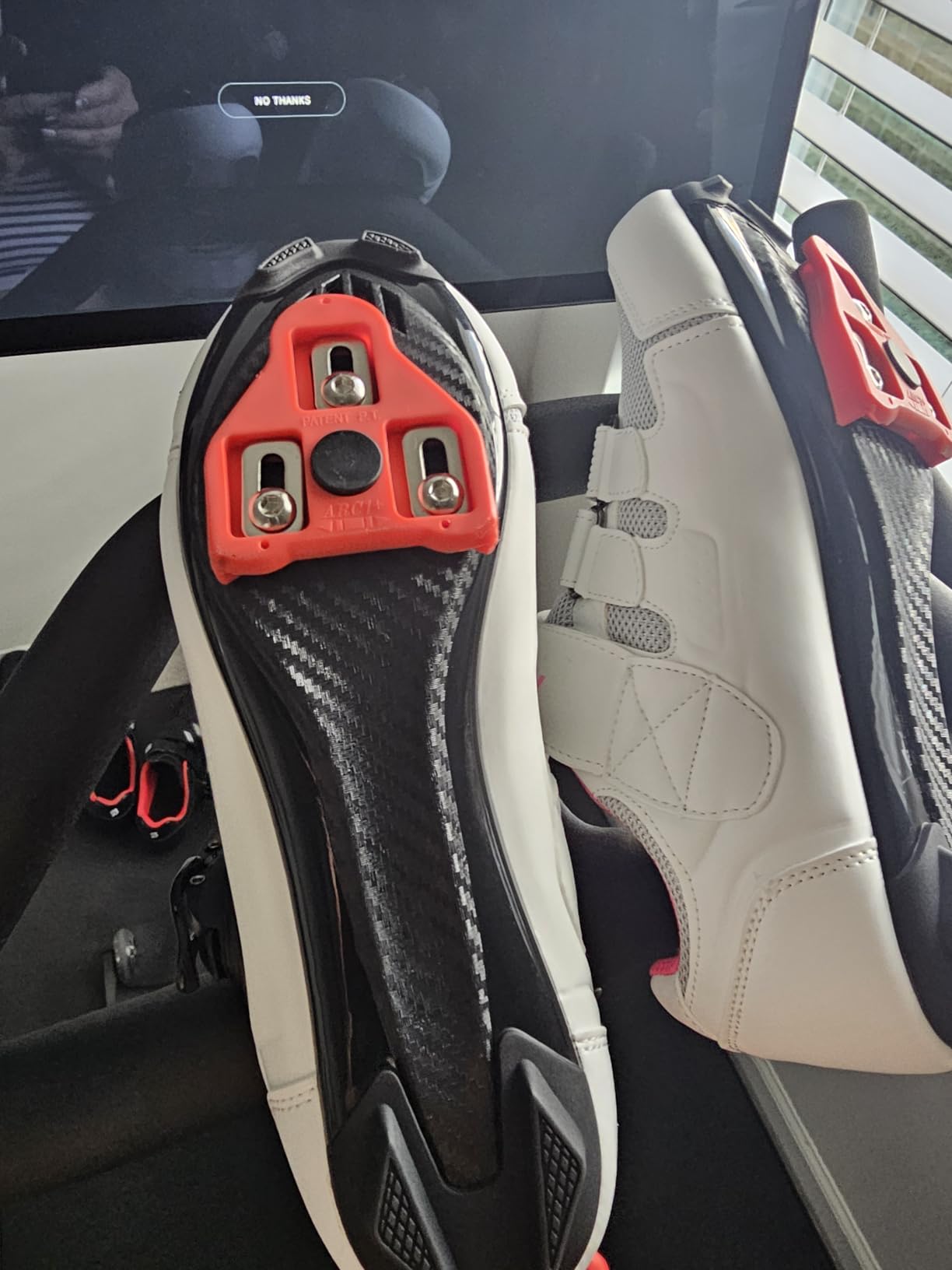 Womens Cycling Shoes Compatible with Peloton Bike Clip in Ladies Indoor Cycling Road Bike Riding Biking Shoes, Pre-Installed Delta Cleats customer photo 2