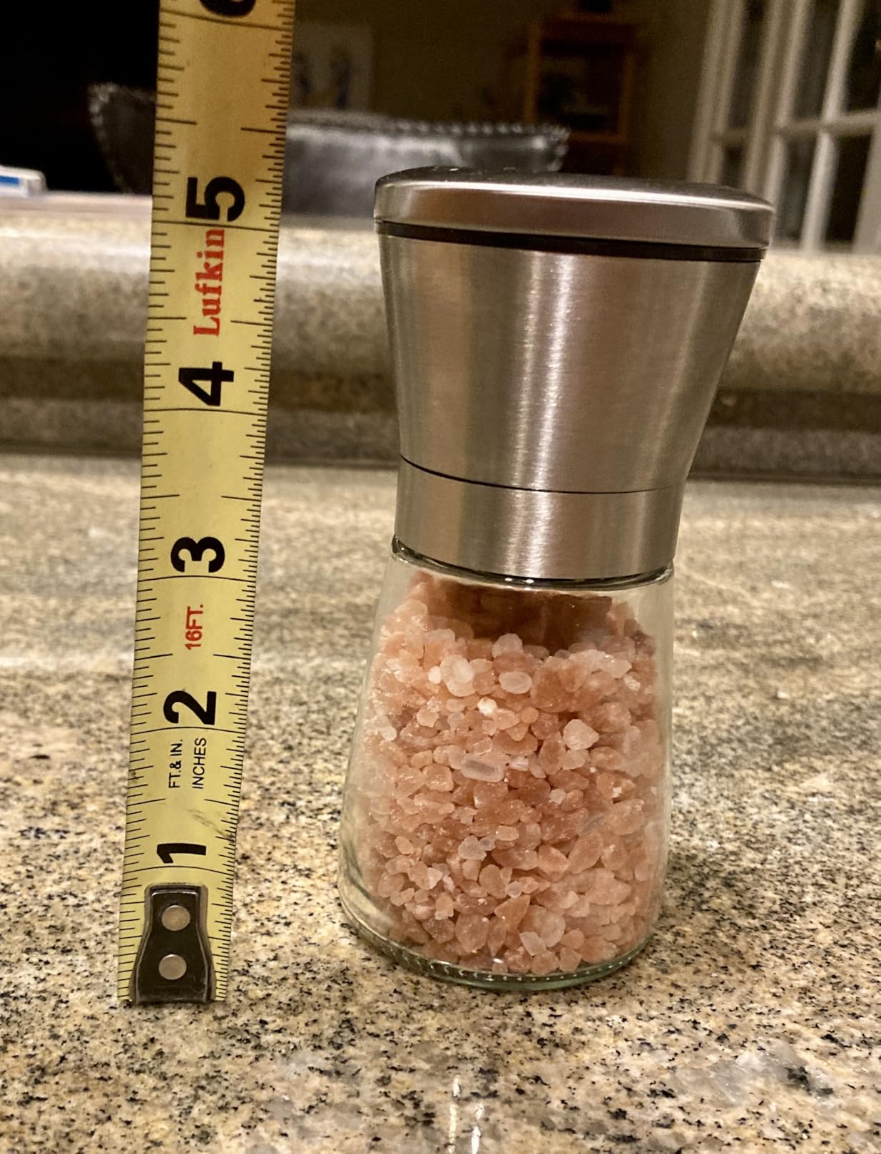 Ebaco Professional Pepper Grinder - Germany Hardened Carbon Steel Mechanism, 6OZ Glass, Adjustable Coarseness customer photo 2