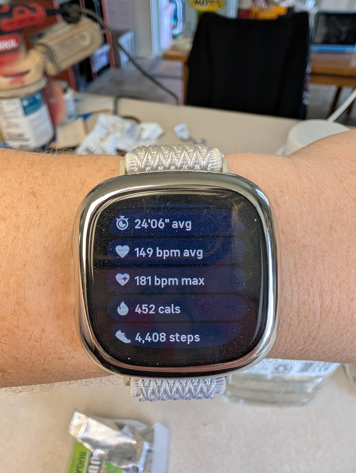 Fitbit Versa 4 Fitness Smartwatch with Daily Readiness - 3-Month Google Health Premium Membership Included - GPS, 24/7 Heart Rate, 40+ Exercise Modes, Sleep Tracking - Black/Graphite customer photo 1