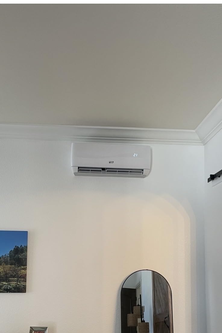 COSTWAY 12000BTU Mini Split Air Conditioner& Heater, 20 SEER2 115V Wall-Mounted Ductless AC Unit Cools Rooms up to 750 Sq. Ft, Energy Efficient Inverter AC with Heat Pump (Blast Series) customer photo 1