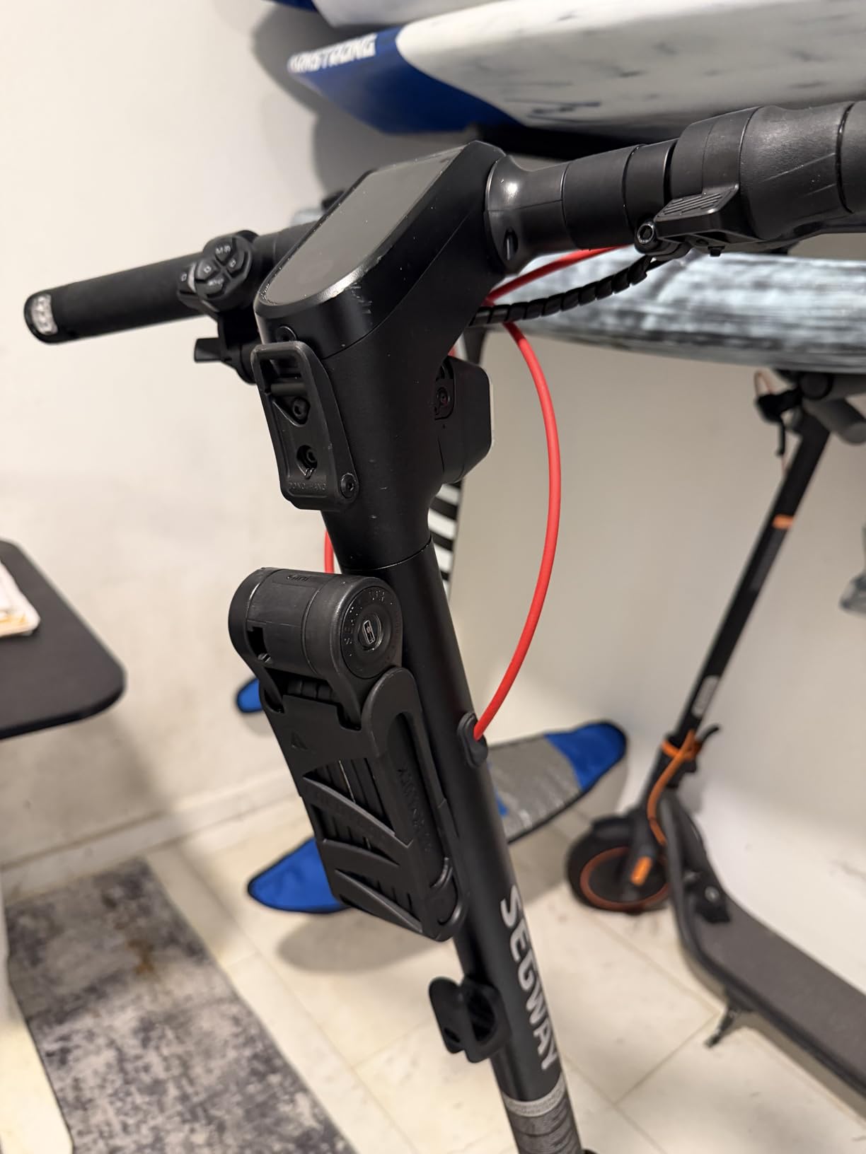 Seatylock FoldyLock Mini Folding Bike Lock - Patented Lightweight Bicycle Lock - Heavy Duty Anti Theft Guard with Key for Electric Scooter & City Bikes customer photo 2