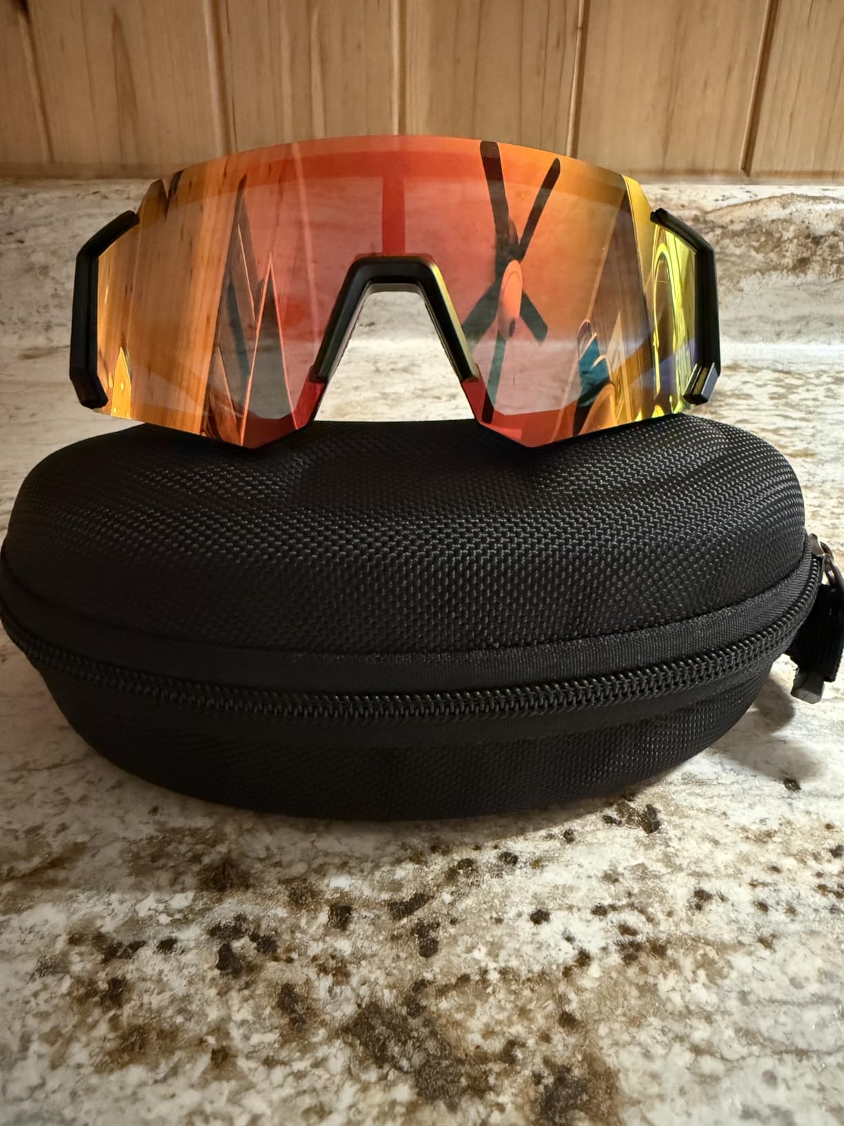 STORYCOAST Polarized Sports Sunglasses for Men Women, Driving Fishing Cycling Mountain Bike Sunglasses UV400 Protection customer photo 1