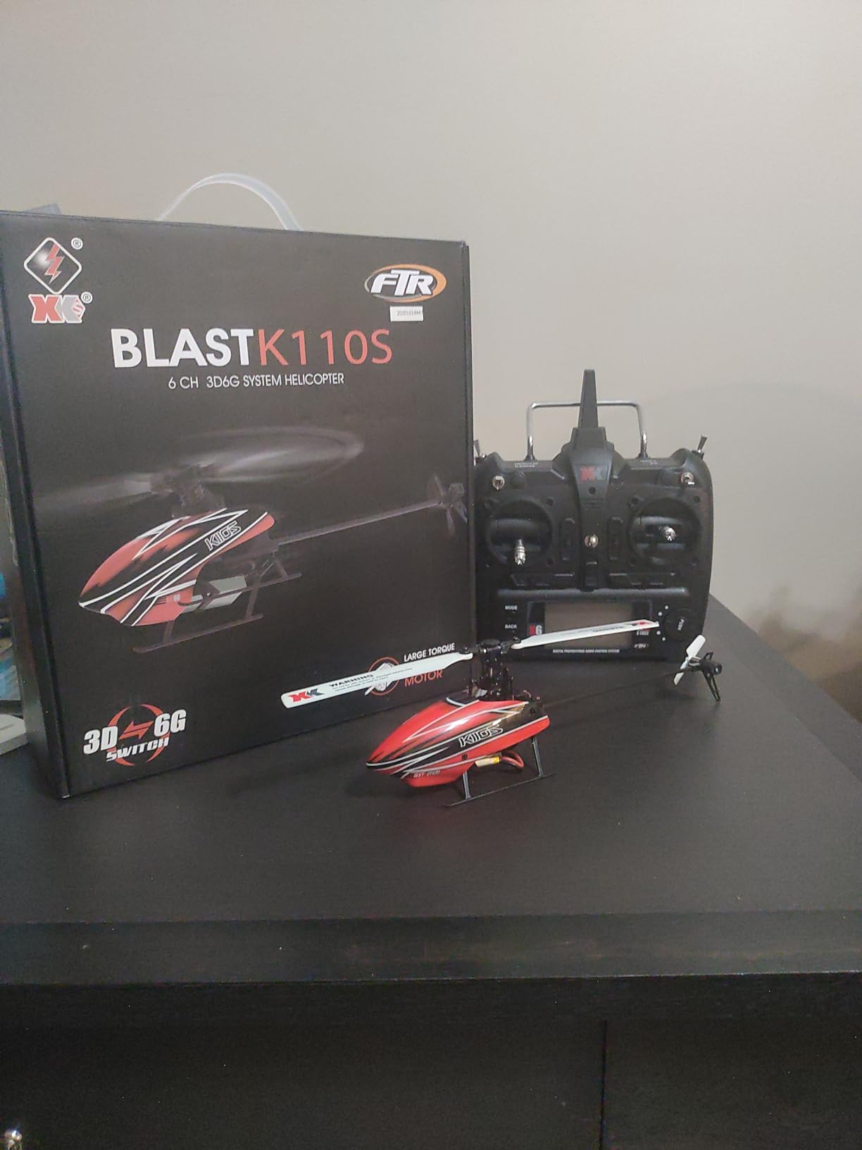 CKYSCHN WLtoys K110S XK RC Helicopter Brushless 6CH, 2.4G Remote Control Helicopter for Adults - 3D Inverted Flight, Fast RC Aircraft 3 Batteries customer photo 1
