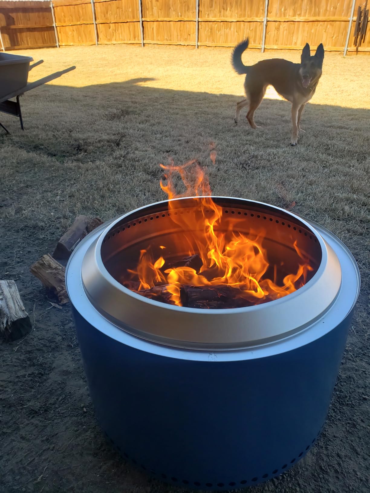 Solo Stove Yukon 27 Inch Smokeless Fire Pit with Removable Ash Pan - Wood Burning Portable Stainless Steel Outdoor Fireplace, Stainless Steel, Ideal for 6 or More People, 38 lbs customer photo 2