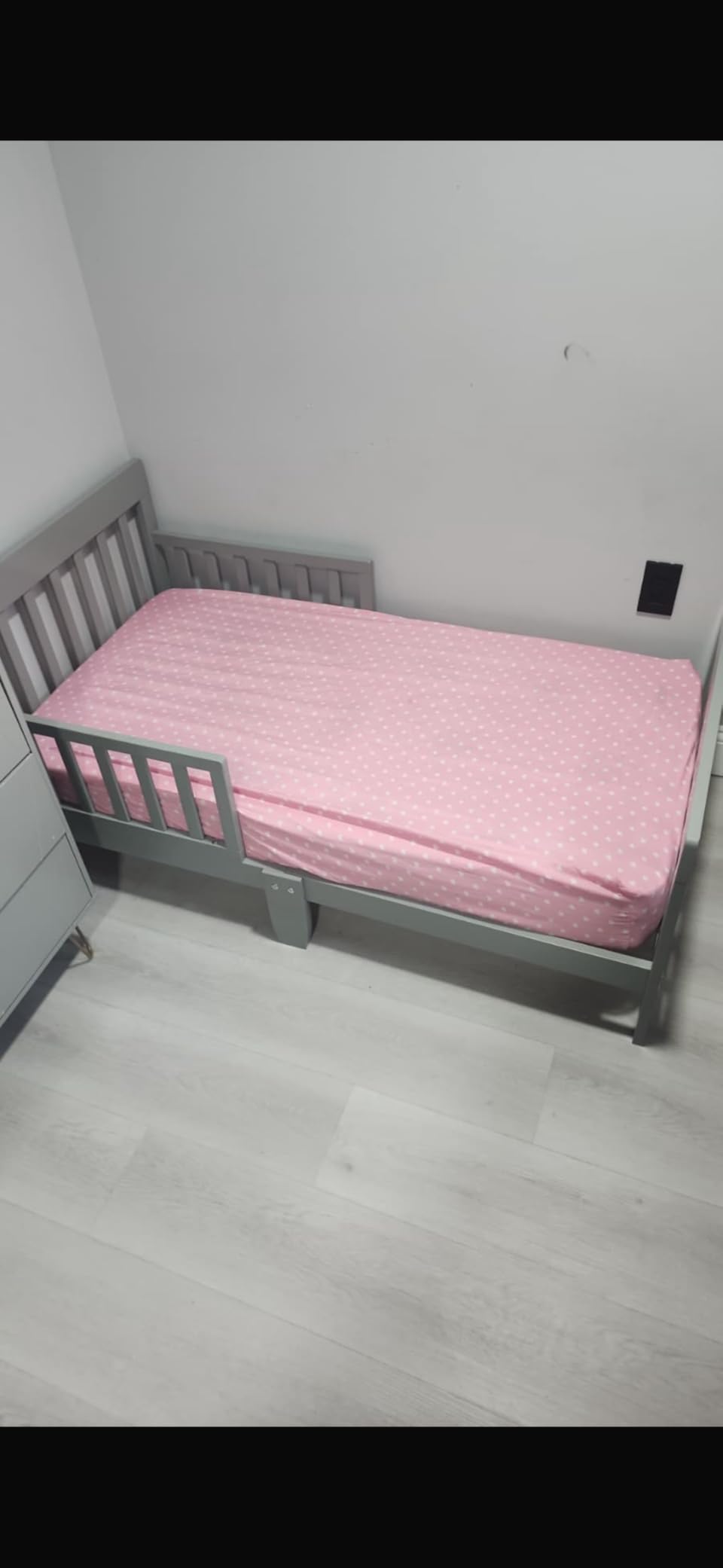Dream On Me Finn Toddler Bed in White, Greenguard Gold and BSA Certified customer photo 2