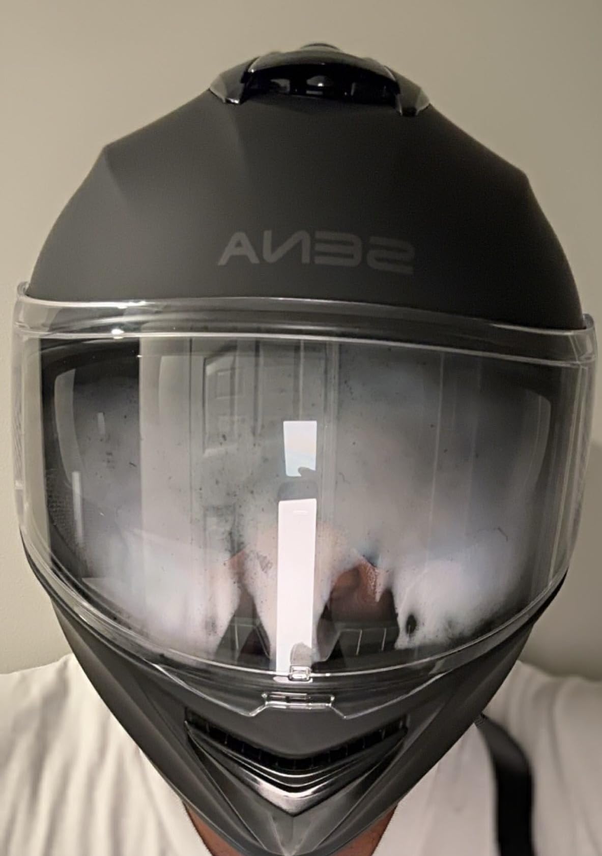 Sena OutForce Smart Helmet Full Face (Matt Black, Large) (OUTFORCE-MB00L)- SP85 customer photo 2