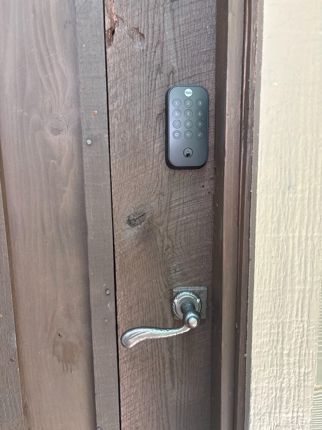 Yale Security Assure Lock 2 Deadbolt, Black Suede Keyed Smart Entry Door Lock with Wi-Fi Connected Keypad for Code Entry and Remote Access, YRD410-WF1-BSP customer photo 1