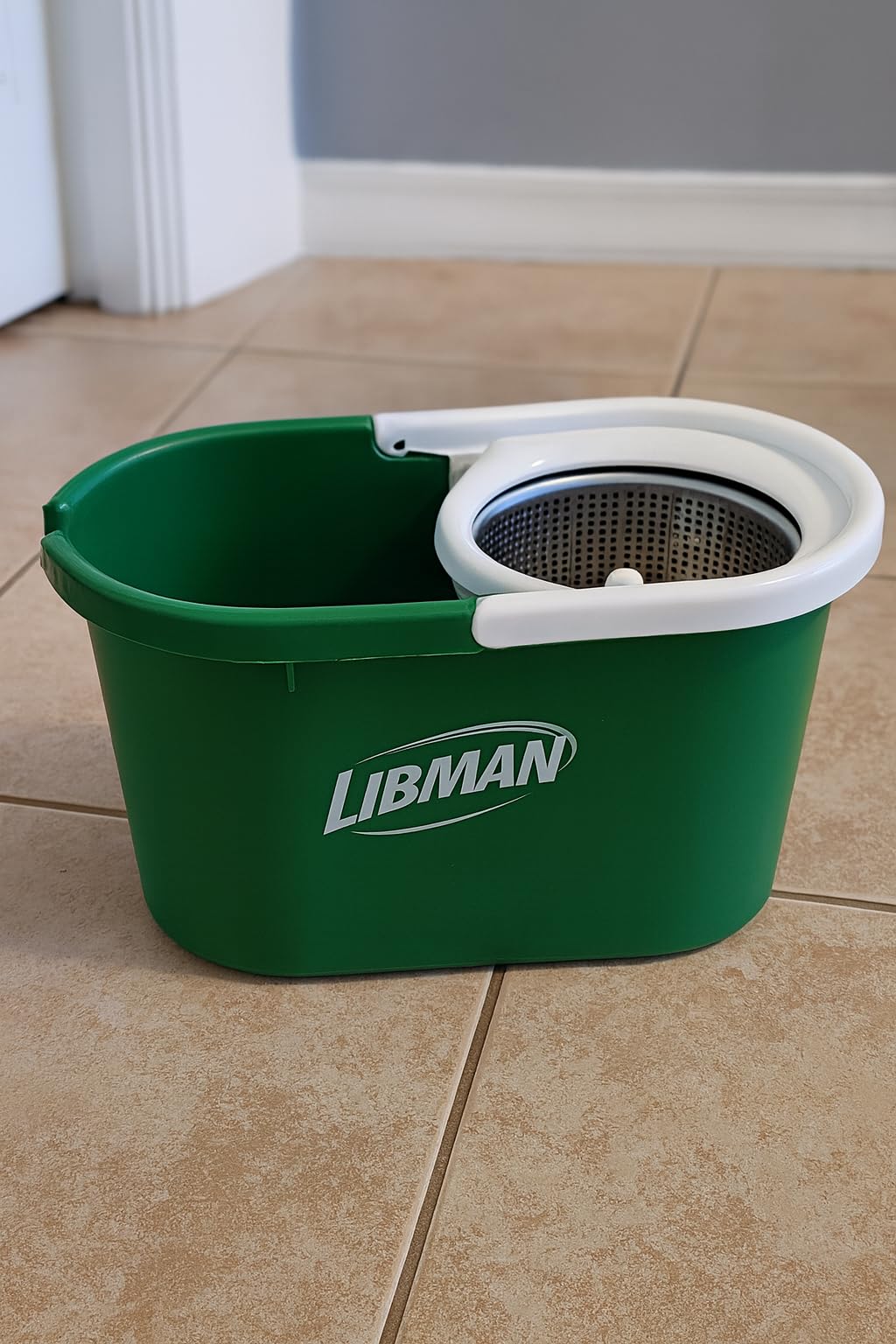 Libman Tornado Spin Mop System and 1 Refill, Mop and Bucket with Wringer Set for Hardwood Floor Cleaning customer photo 2