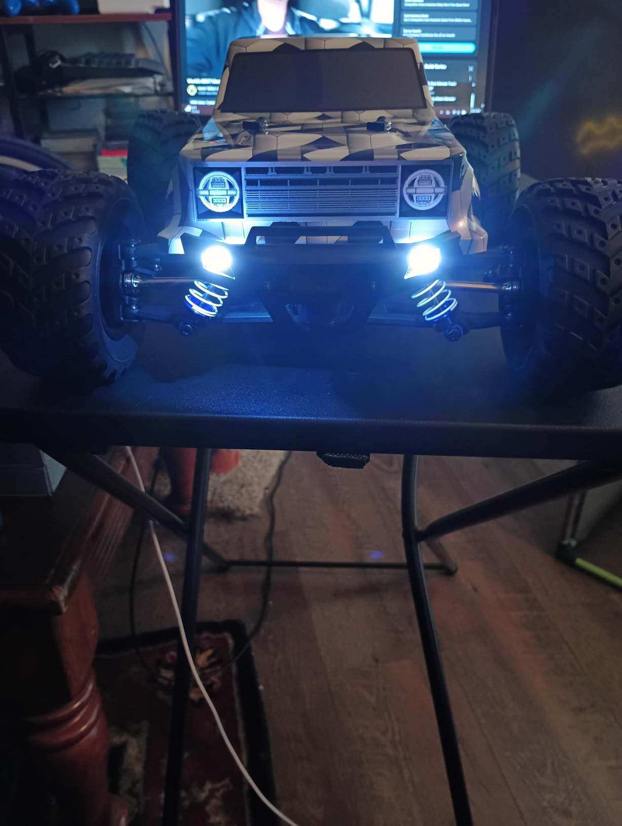 HAIBOXING 1/12 Scale Brushless RC Cars 903A, 4X4 Off-Road RC Monster Truck with Fast Remote Control of 55KM/H Top Speed, Hobby Grade RTR RC Vehicles All Terrain for Adults, Boys customer photo 1