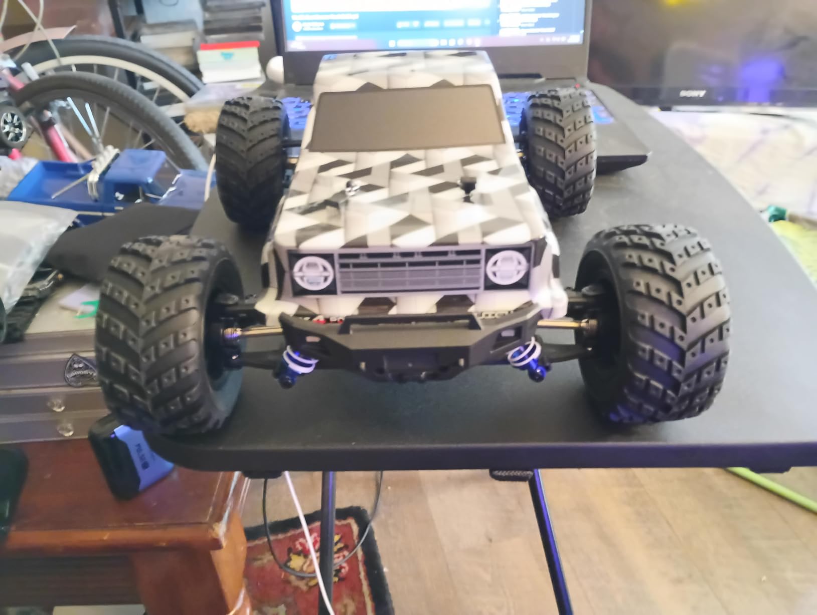 HAIBOXING 1/12 Scale Brushless RC Cars 903A, 4X4 Off-Road RC Monster Truck with Fast Remote Control of 55KM/H Top Speed, Hobby Grade RTR RC Vehicles All Terrain for Adults, Boys customer photo 2