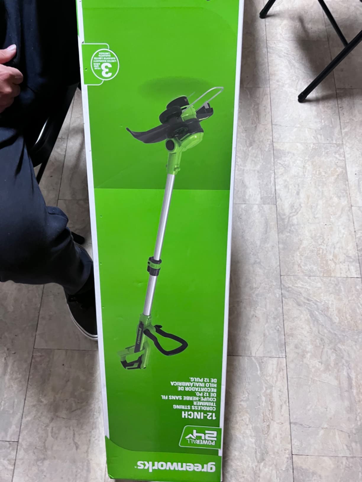 Greenworks 24V Cordless String Trimmer/Edger (Gen 2), 12