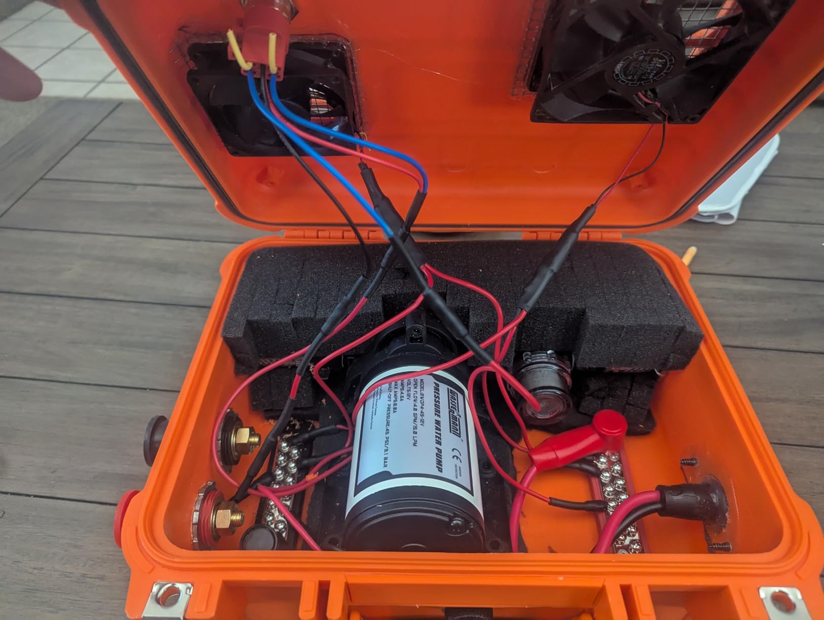 WASSERMANN RV Pump, 12V Self-priming RV Water Pressure Pump 4.0GPM 45PSI with Pressure Switch, for RV Marine Camping Yacht Garden, 12Volt DC Fresh Water Pumps RV Water Pump 2088-554-144 Replacement customer photo 2