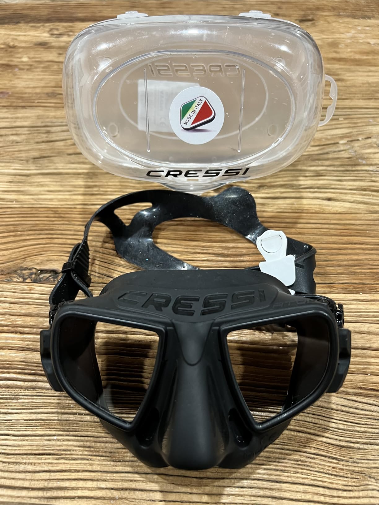 Cressi Frameless Freediving Mask with Reduced Internal Volume and Ergonomic Nose Shape - Atom: Made in Italy customer photo 1