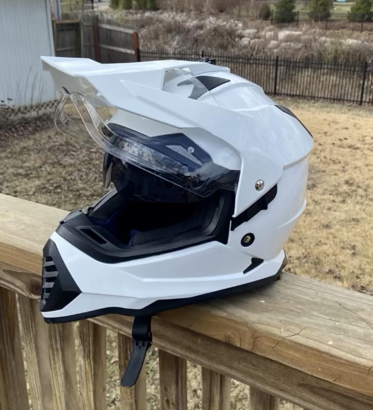 ILM Dual Sport Adventure Motorcycle Helmet with Pinlock Compatible Sun Visor Snowmobile ATV Dirt Bike Off Road Casco Model WS902 customer photo 2