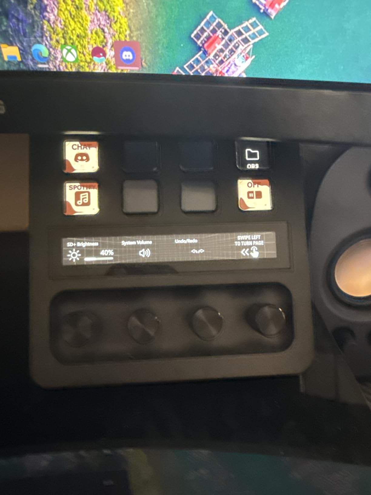 Stream Deck +, Audio Mixer, Production Console and Studio Controller for Content Creators, Streaming, Gaming, with customizable touch strip dials and LCD keys, works with Mac and PC customer photo 2