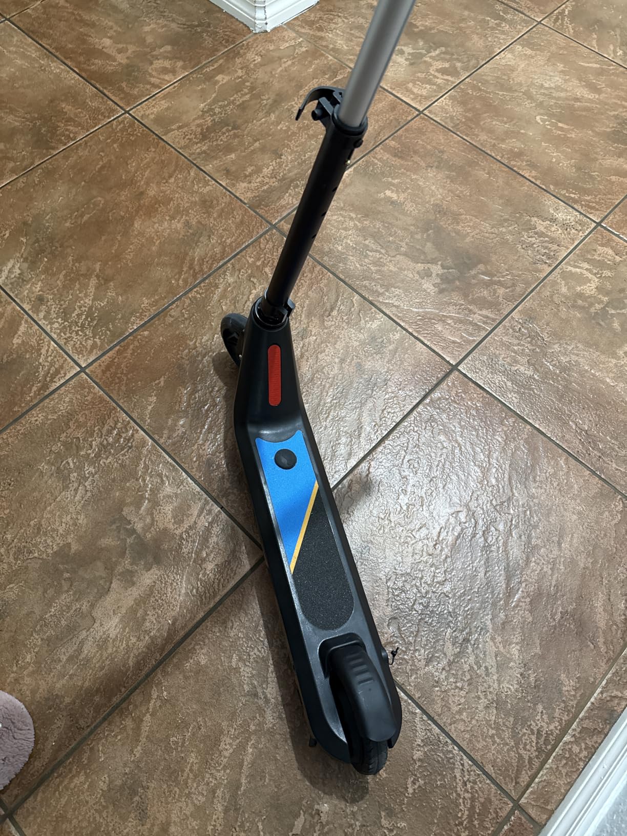 LINGTENG Electric Scooter for Kids Age 6-10, Kick-Start Boost Scooter with Adjustable Speed and Height, Flash Wheel & Deck Lights customer photo 2