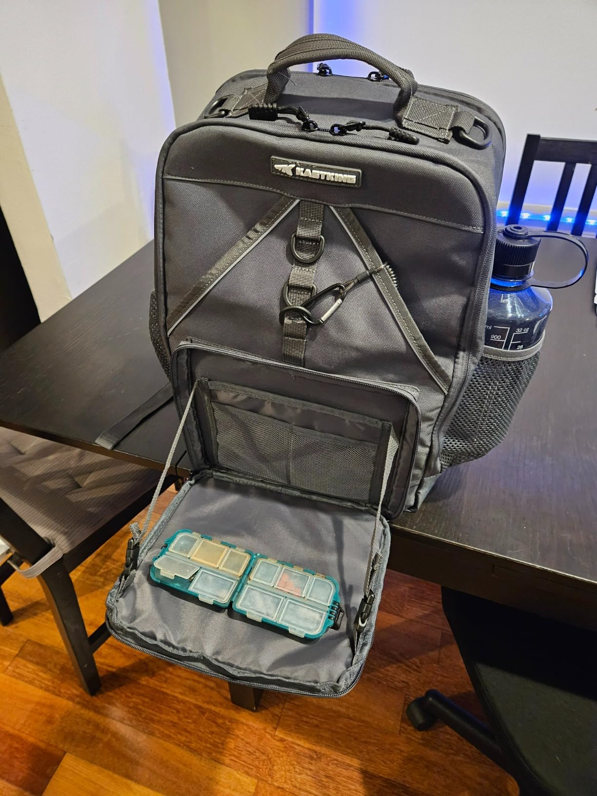 KastKing KarryAll Fishing Tackle Backpack with Rod Holder 4 Tackle Boxes,40/26L Tackle Bag Storage Fishing Gear and Equipment customer photo 1
