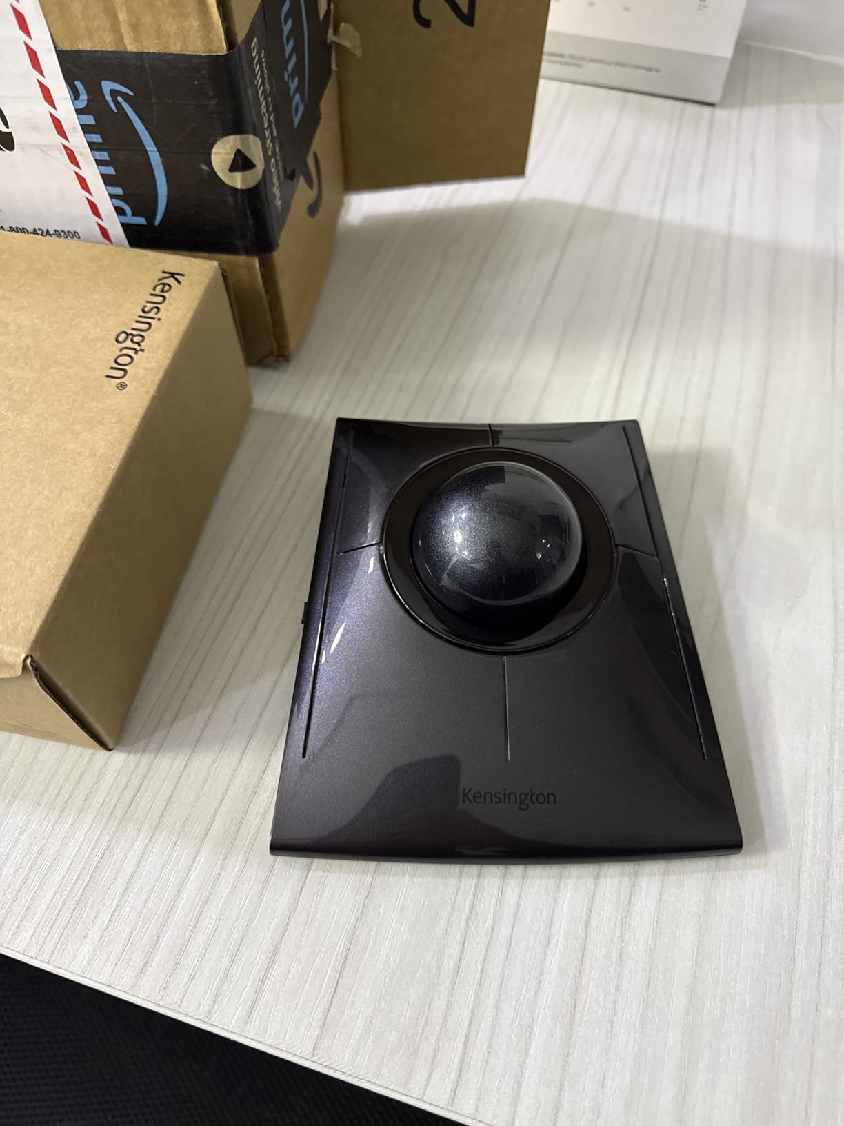 Kensington SlimBlade Pro Wireless Trackball, Rechargeable Battery, Bluetooth 2.4GHz Connection Options (K72080WW) customer photo 1