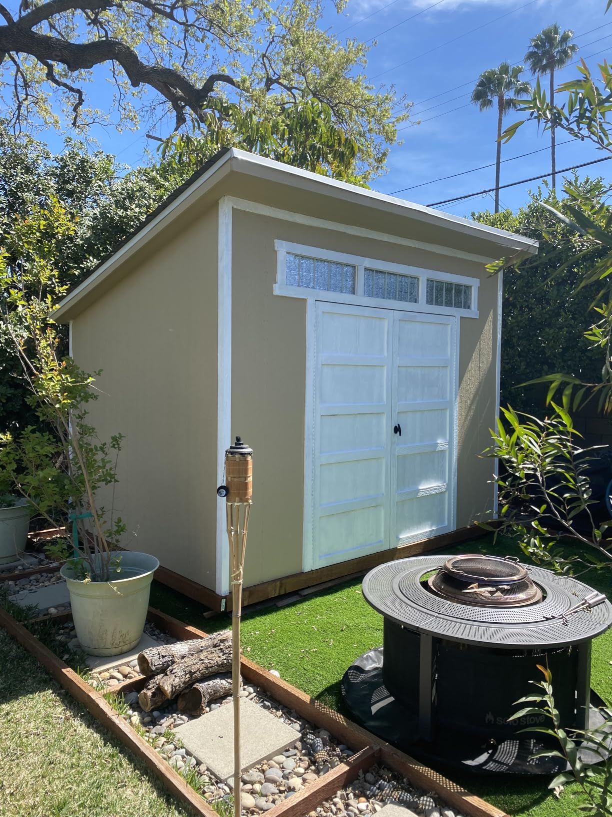 Handy Home Olympia 10x7.5 Wood Storage Shed with Floor Kit customer photo 2