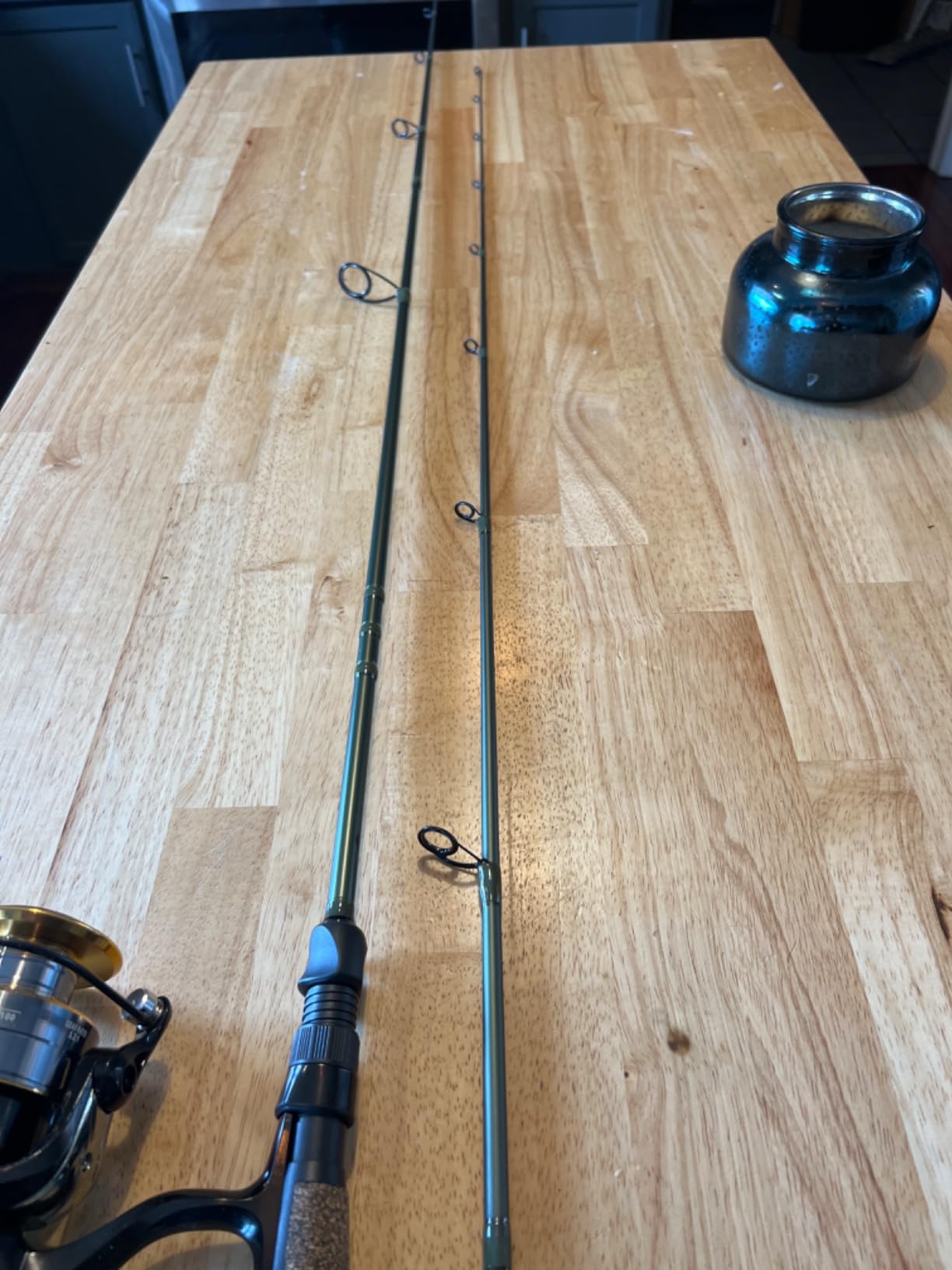 KastKing Spartacus II Fishing Rods - IM6 Graphite Blanks Casting & Spinning Rods, 2-Piece Rods with Extra Tip Section, PTS Power Transition System, KastFlex Technology, Rubber Cork Handle customer photo 1