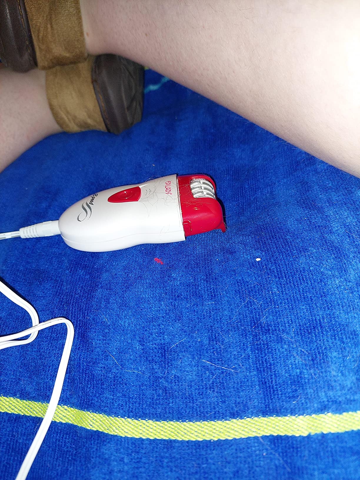 Epilady Speed Corded Epilator for Women - Dual-Speed 40-Disc Root Hair Removal Device for Legs, Underarms and Bikini Area Compact Waterproof Anti-Pinch Design for Smooth Long-Lasting Results customer photo 1