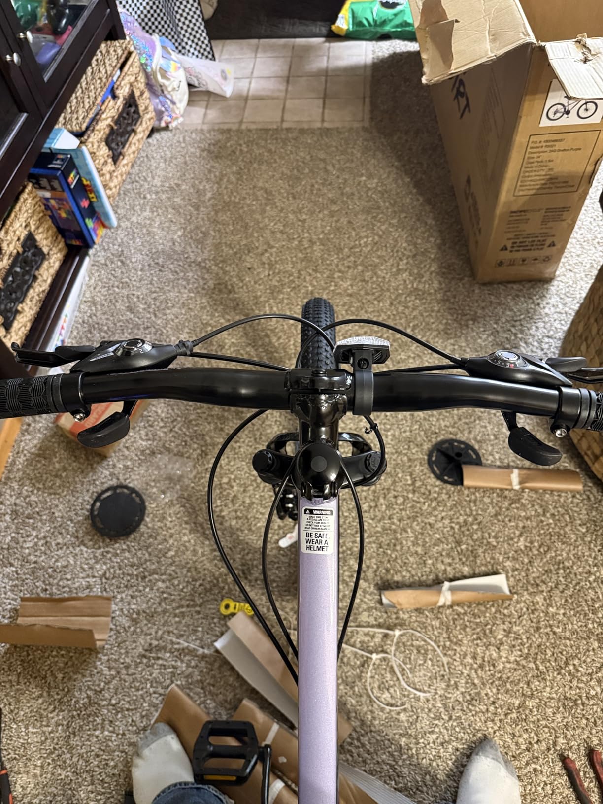 Mongoose Grafton Mountain Bike, 21 Speed, Aluminum Frame, Knobby Mountain Tires, Suspension Fork, Trigger Shifters, Mechanical Disc Brakes customer photo 2