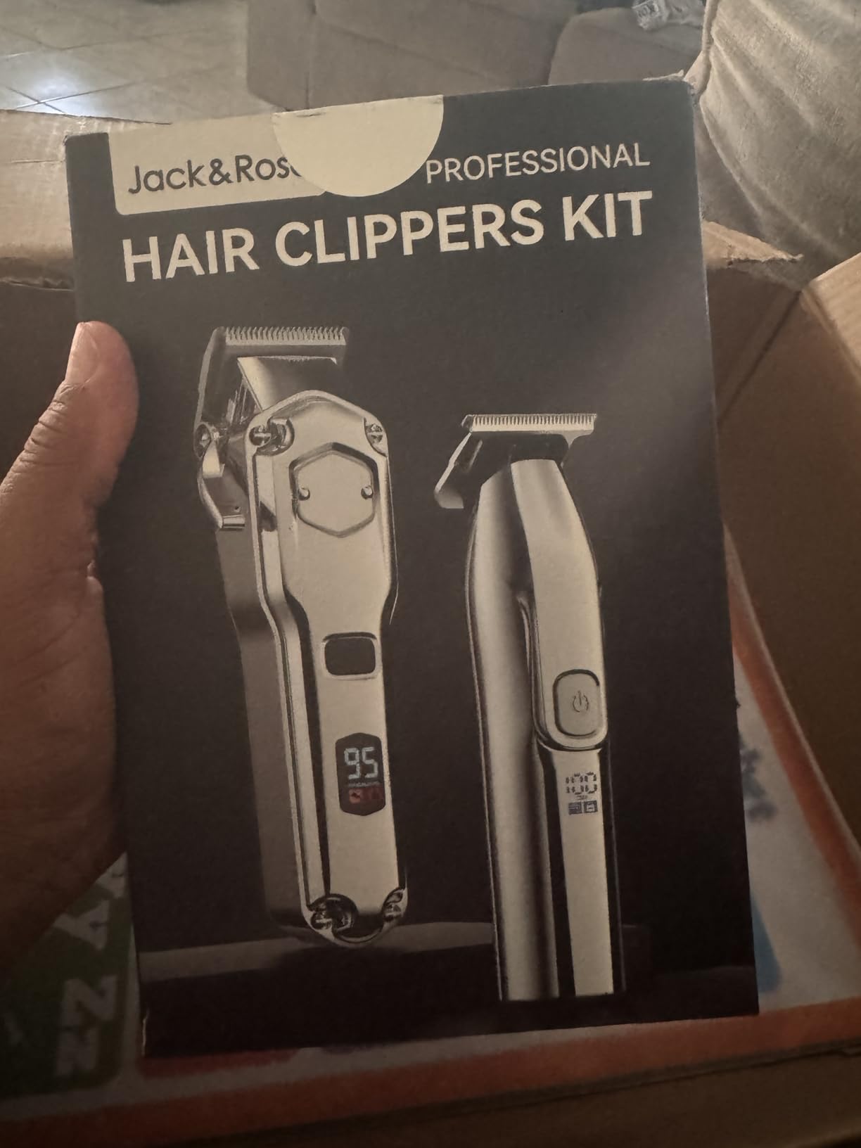 Jack & Rose Clippers and Trimmers Set, Cordless Hair Clippers for Men, Barber Clippers Set customer photo 2