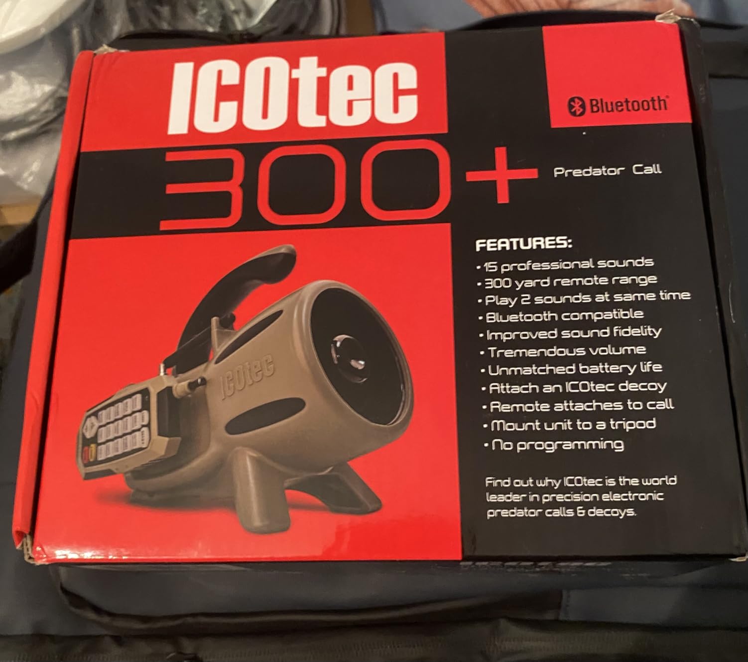 Icotec 300+ Predator Call - Great for Coyote Hunting, Fox Hunting, and All Predator Hunting. 300-yard Remote Range. customer photo 2