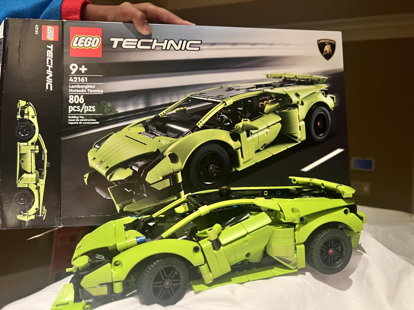 LEGO Technic Lamborghini Huracan Tecnica Advanced Sports Car Building Kit, 42161 customer photo 1