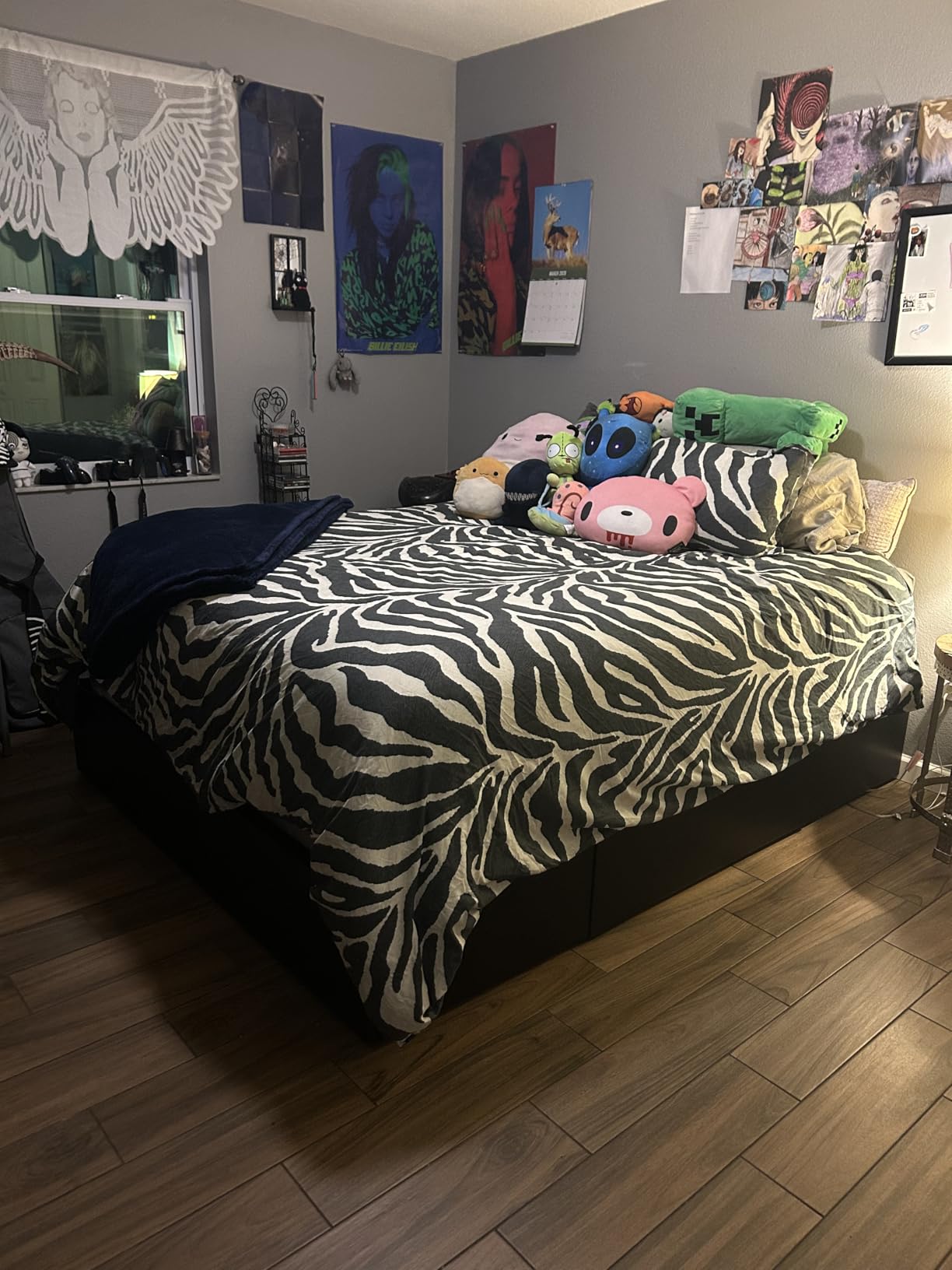 Allewie Full Size Platform Bed Frame with 3 Storage Drawers, Fabric Upholstered, Wooden Slats Support, No Box Spring Needed, Noise Free, Easy Assembly, Dark Grey customer photo 2