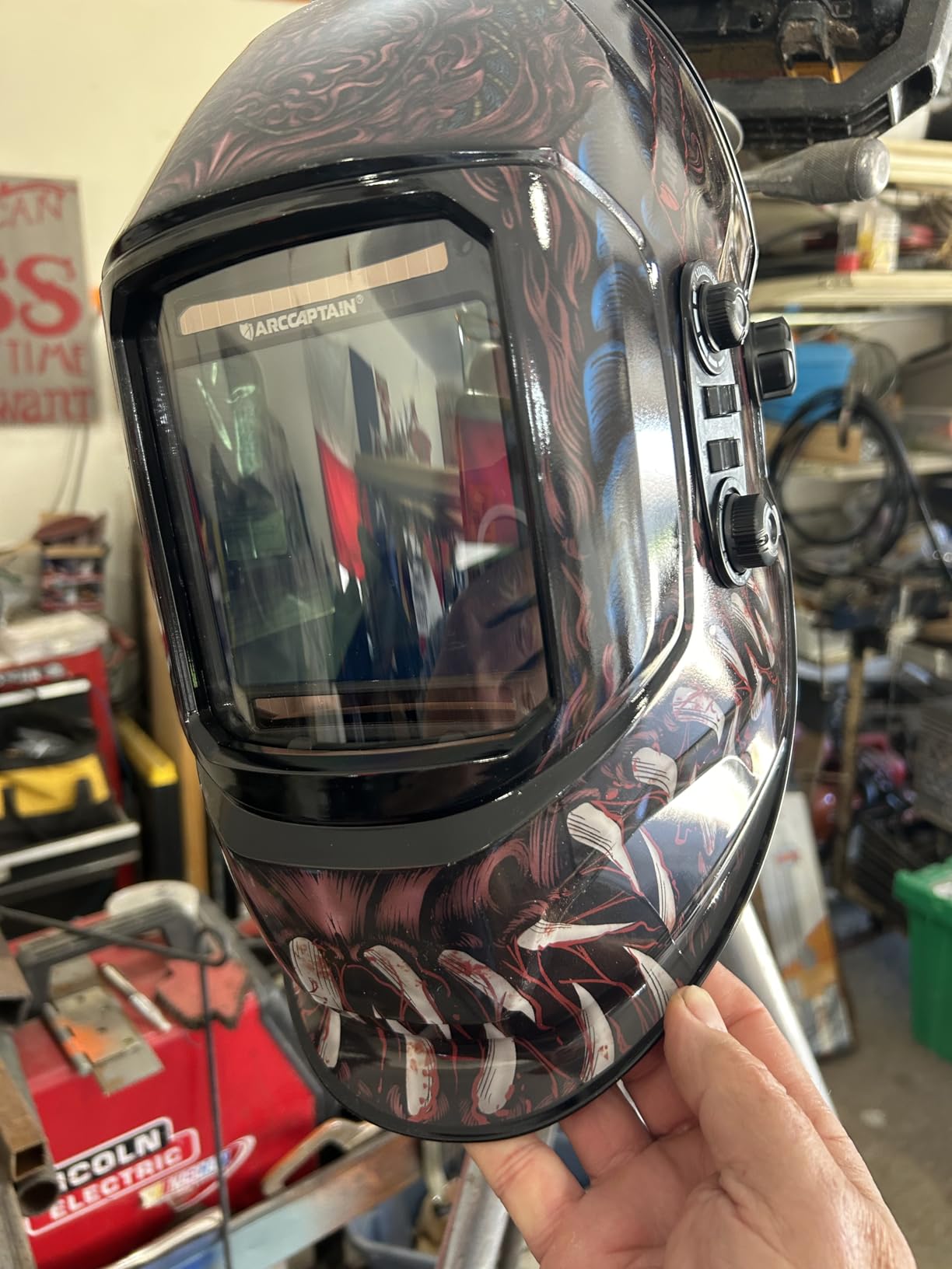 ARCCAPTAIN Welding Helmet Auto Darkening, 3.94