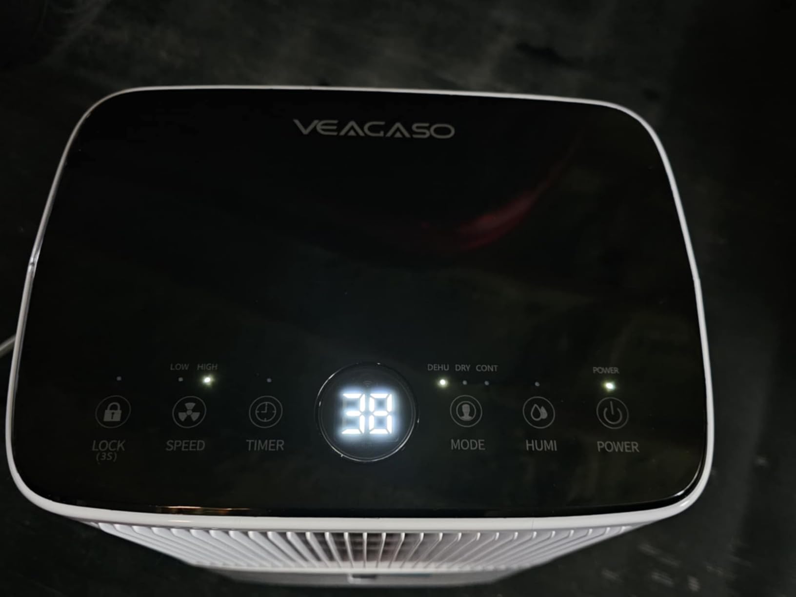 VEAGASO 2500 Sq.Ft Dehumidifier for Basement with Drain Hose Max 34 Pints, Dehumidifiers for Home, Large Room, Three Modes, Intelligent Humidity Control customer photo 2
