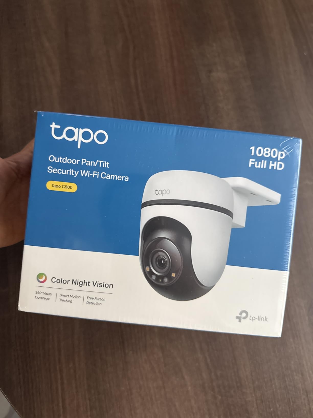 Tapo 1080P Outdoor Wired Pan/Tilt Security Wi-Fi Camera, 360° View, Motion Tracking, Works with Alexa & Google Home, Night Vision, Free AI Detection, Cloud & SD Card Storage(up to 512GB), Tapo C500 customer photo 2